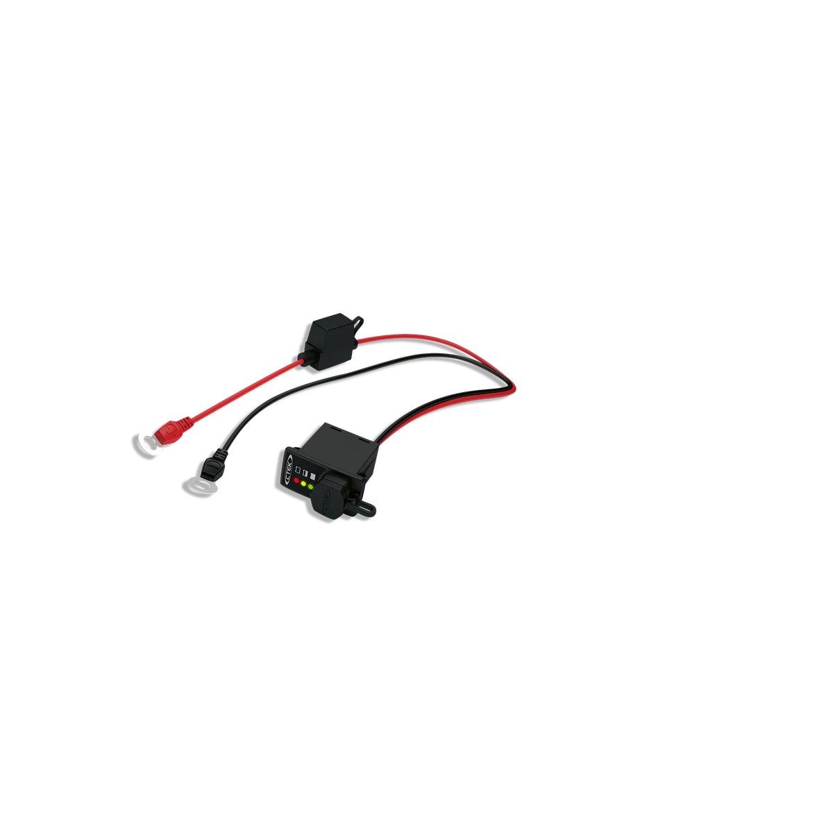 CTEK LED Einbau-Lade-Anschluss m. Ringkabelschuh 1.5m