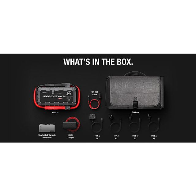 NOCO GB251 Starterbooster und Powerbank 24V 3000A