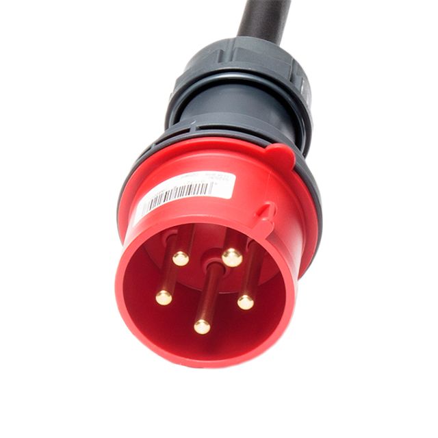 JUICE CONNECTOR Adapter CEE32 3-phasig rot, 400V