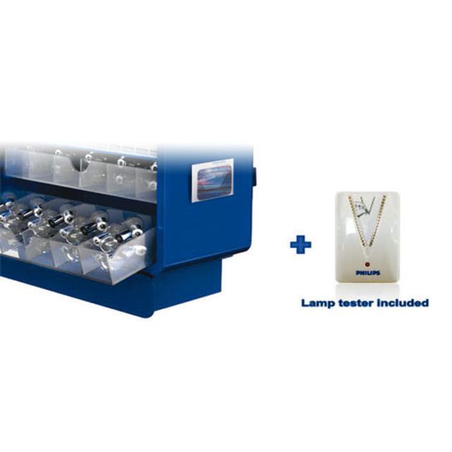 PHILIPS Metall-Lampenschrank bestückt, Bild 2