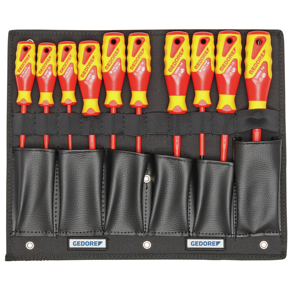 GEDORE VDE-Werkzeugsortiment HYBRID 53-tlg in L-BOXX 136