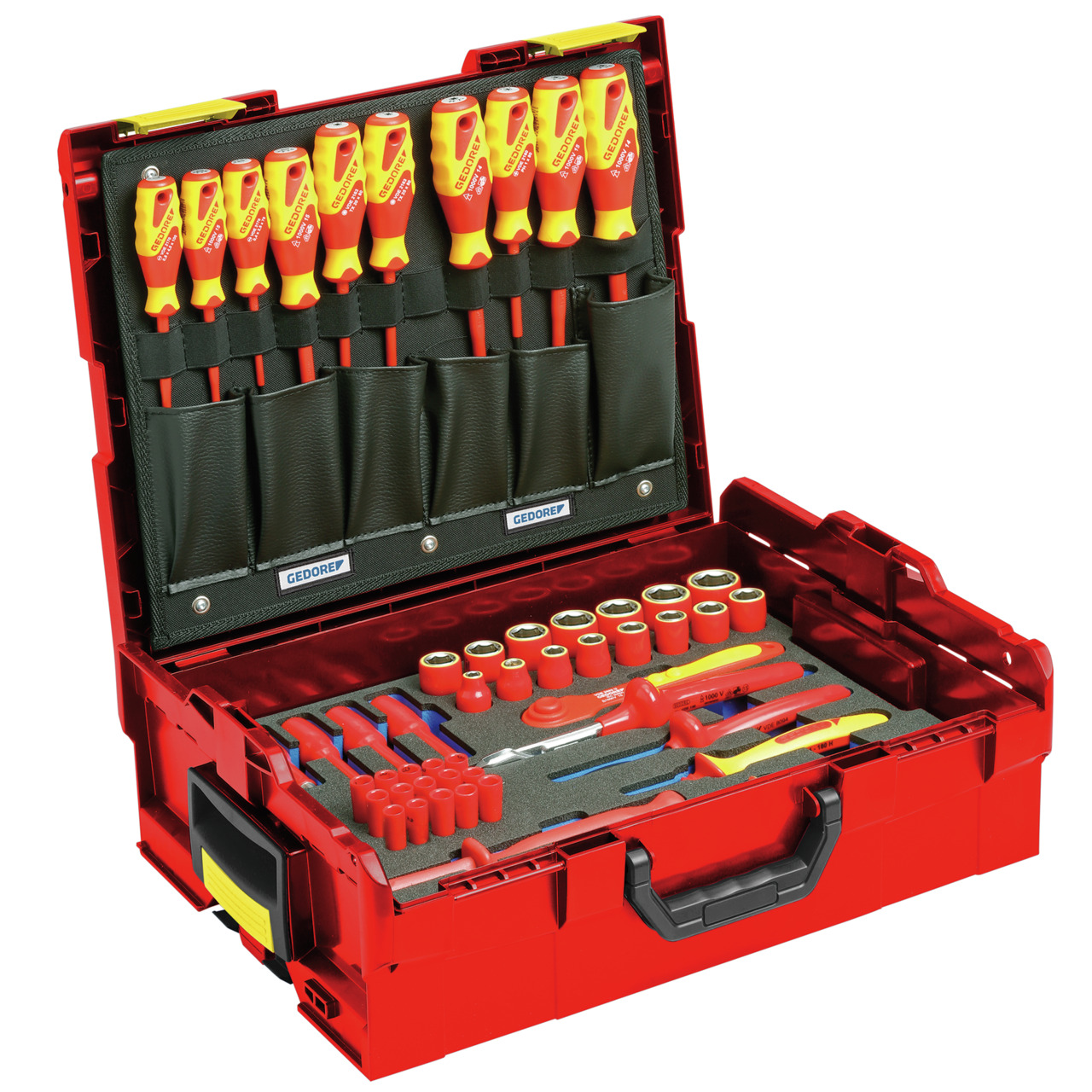 GEDORE VDE-Werkzeugsortiment HYBRID 53-tlg in L-BOXX 136