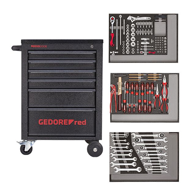 GEDORE RED Wkz.Satz i.Wks.Wagen MECHANIC srz 129tlg, Bild 2