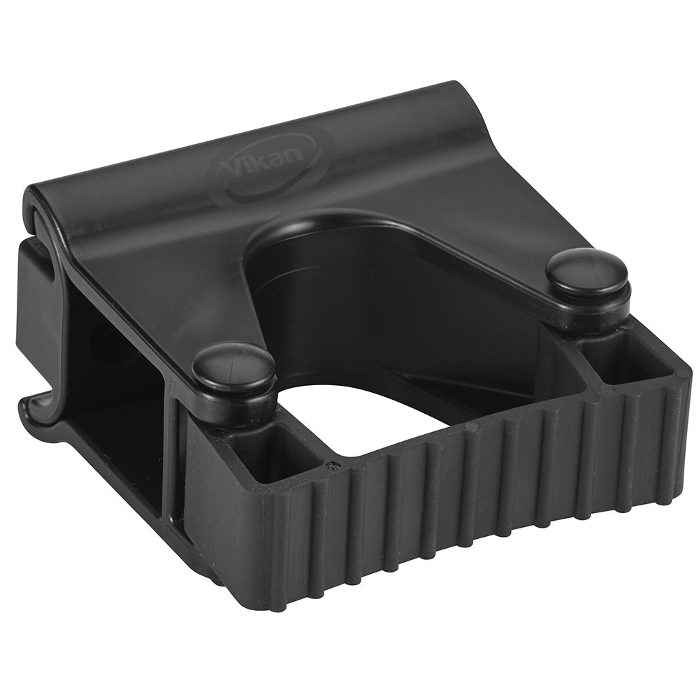 Vikan Wandhalterung, Gummi-Clip-Modul, 82 mm, schwarz