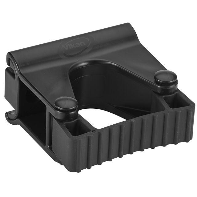 Vikan Wandhalterung, Gummi-Clip-Modul, 82 mm, schwarz