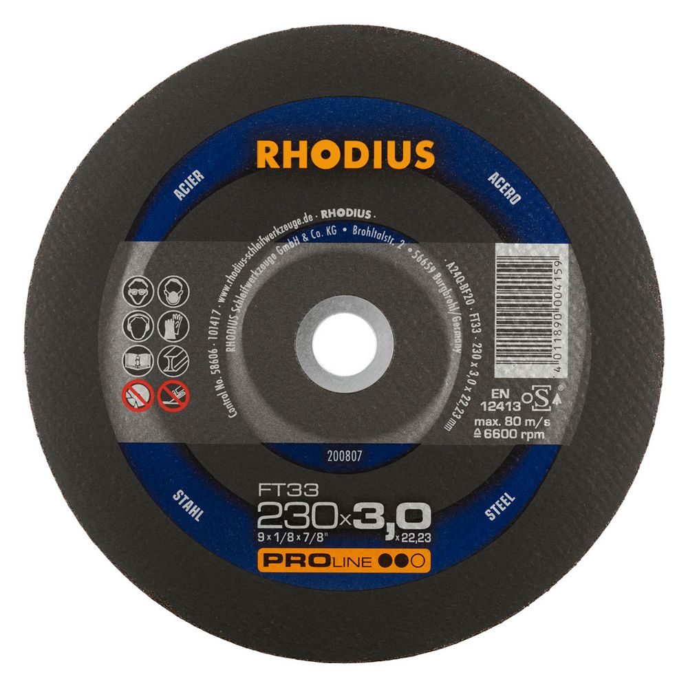 RHODIUS Freihandtrennscheibe FT33, Bild 10