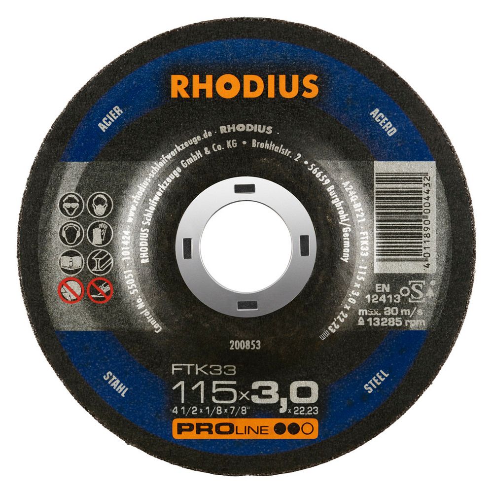 RHODIUS Freihandtrennscheibe FTK33, Bild 4
