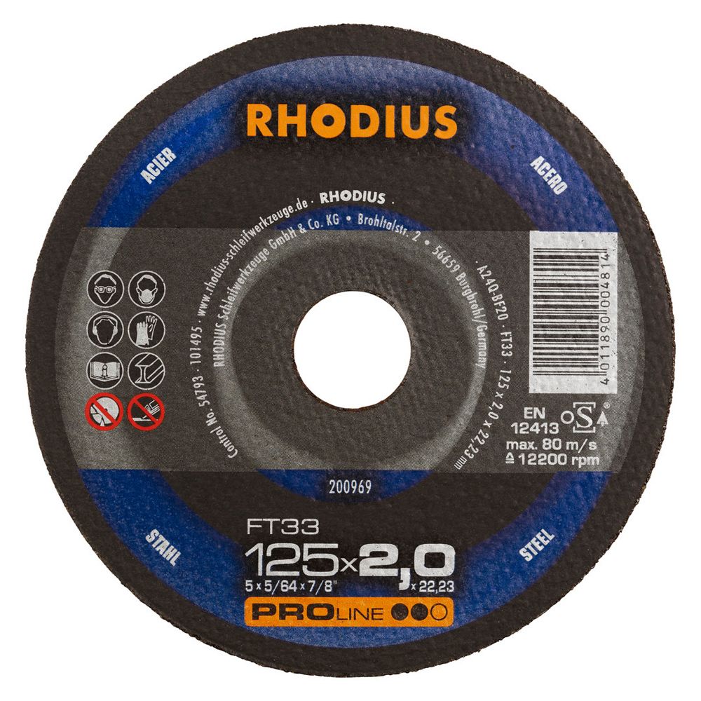 RHODIUS Freihandtrennscheibe FT33, Bild 7