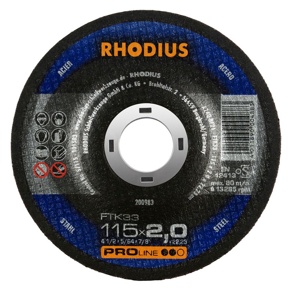RHODIUS Freihandtrennscheibe FTK33, Bild 10