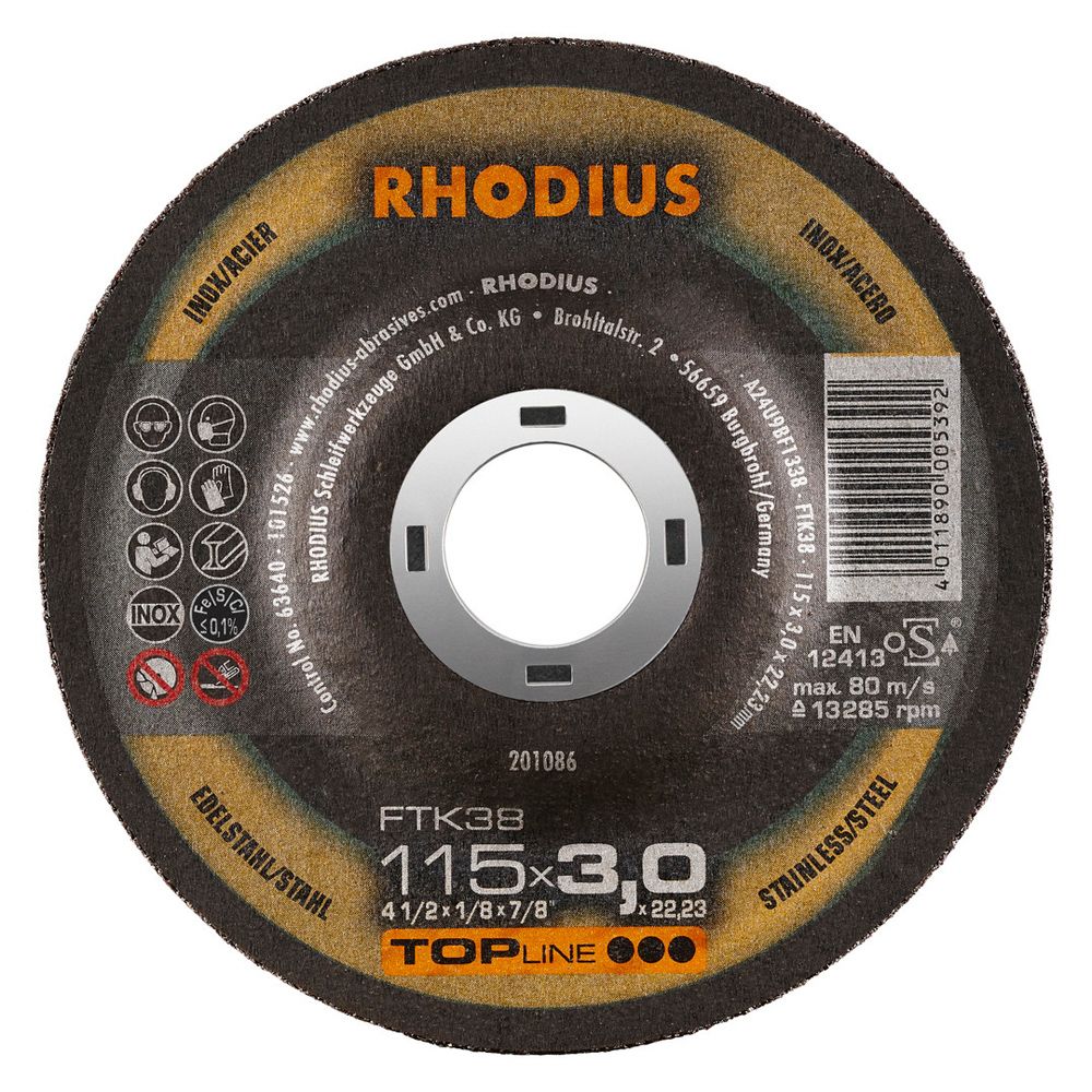 RHODIUS Freihandtrennscheibe FTK 38