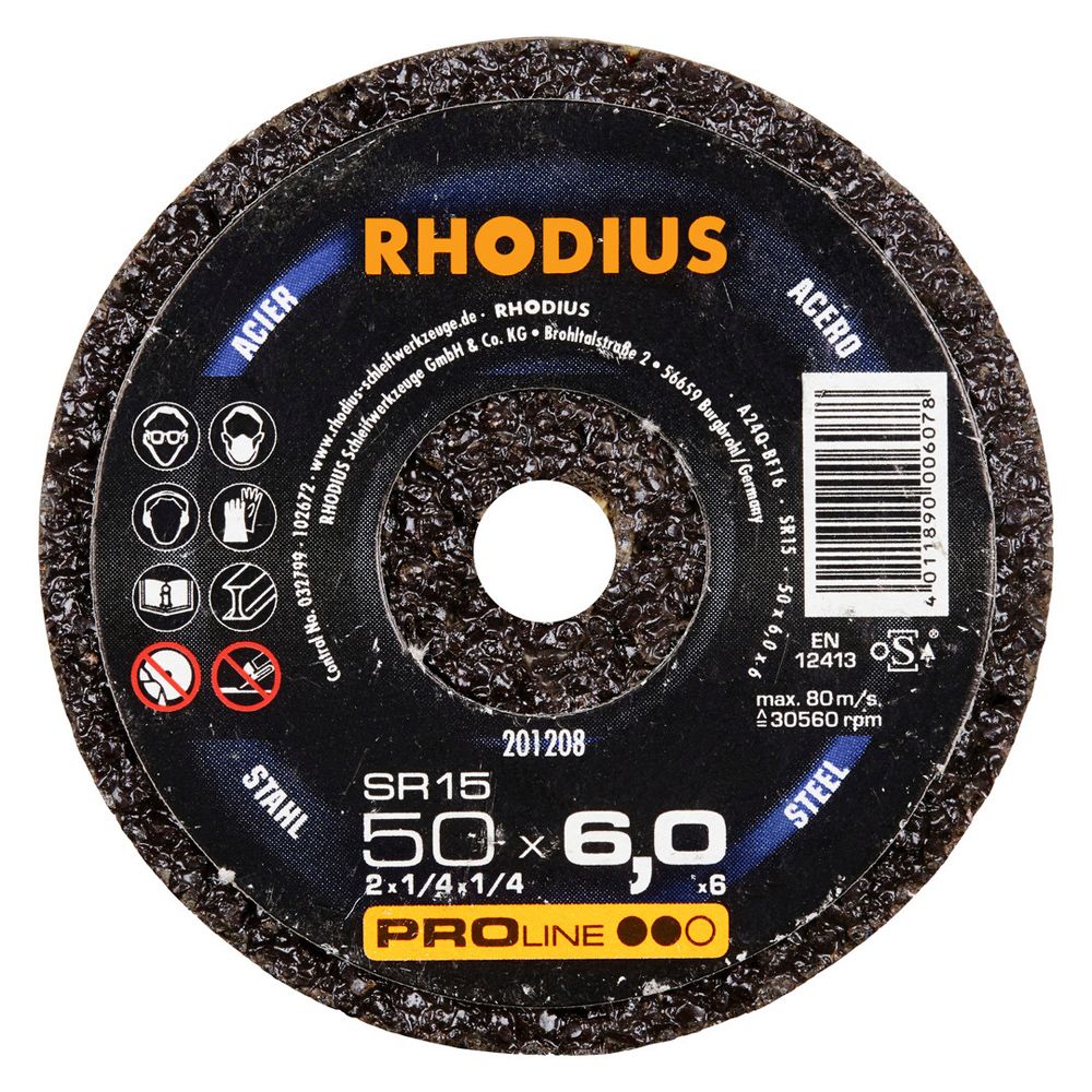 RHODIUS Schleifrad SR 15 50x6.0x6.00