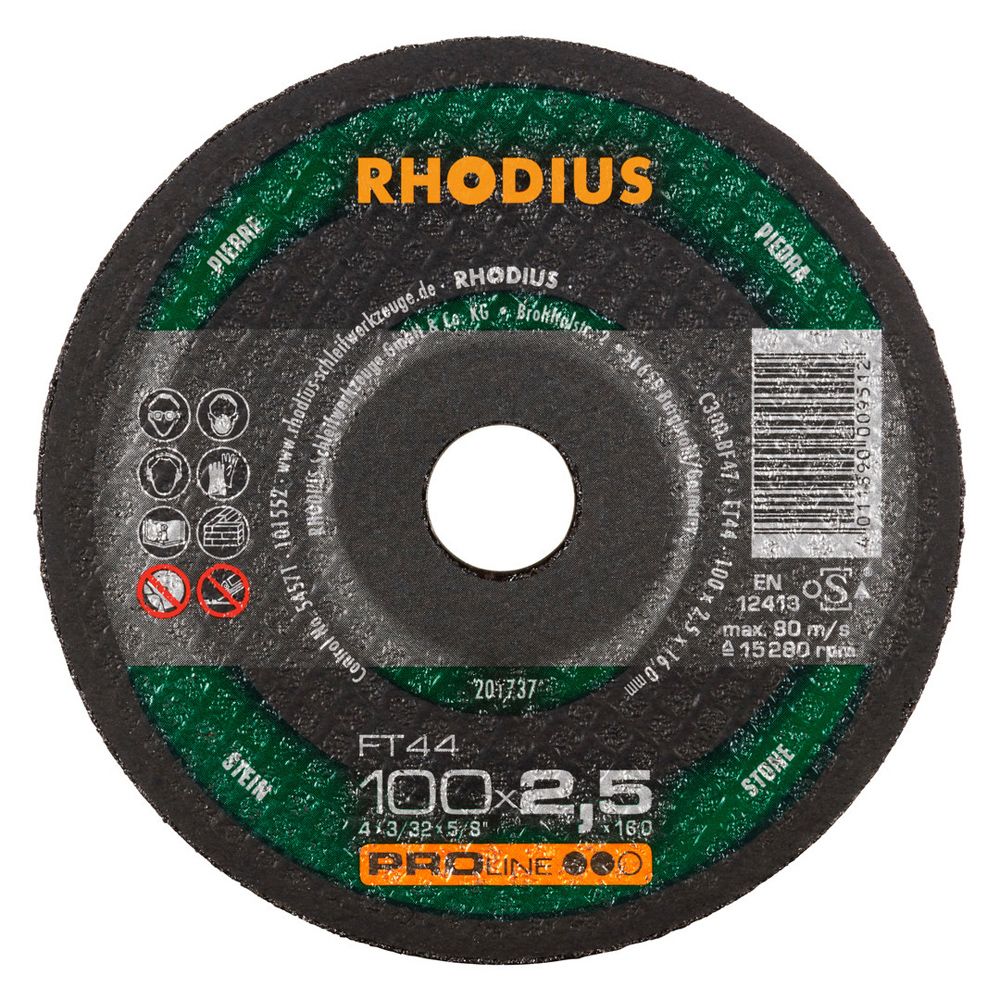 RHODIUS Freihandtrennscheibe FT44 100x2.5x16.00