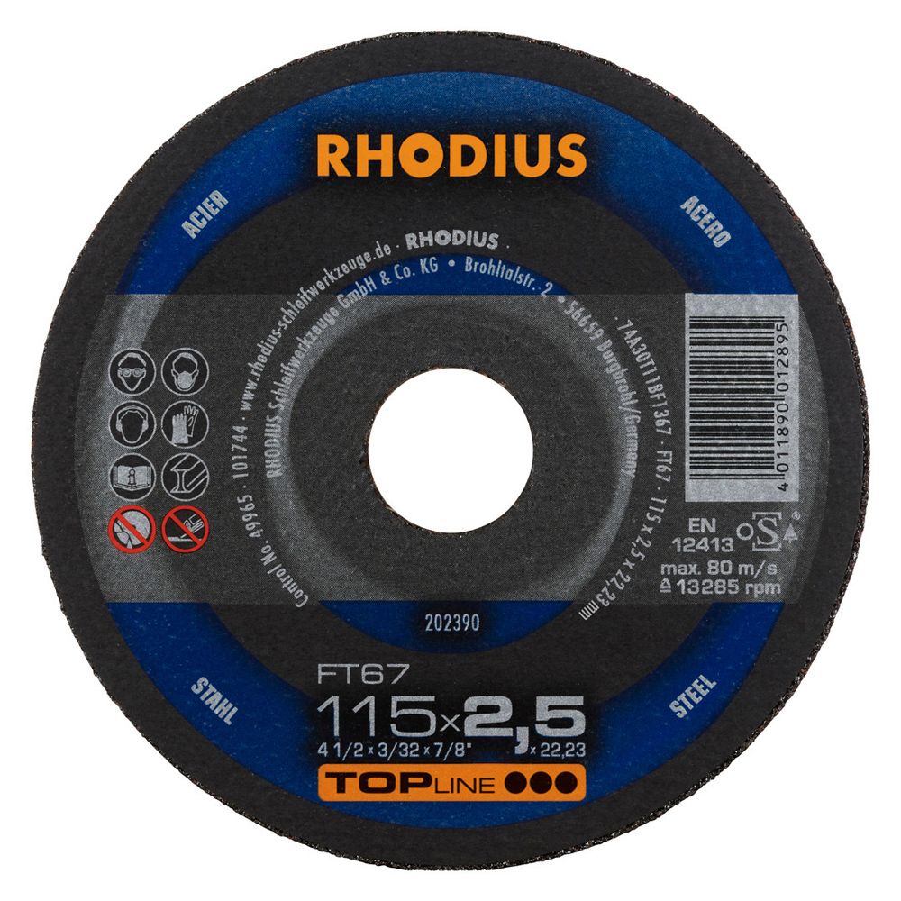 RHODIUS Freihandtrennscheibe FT67, Bild 4