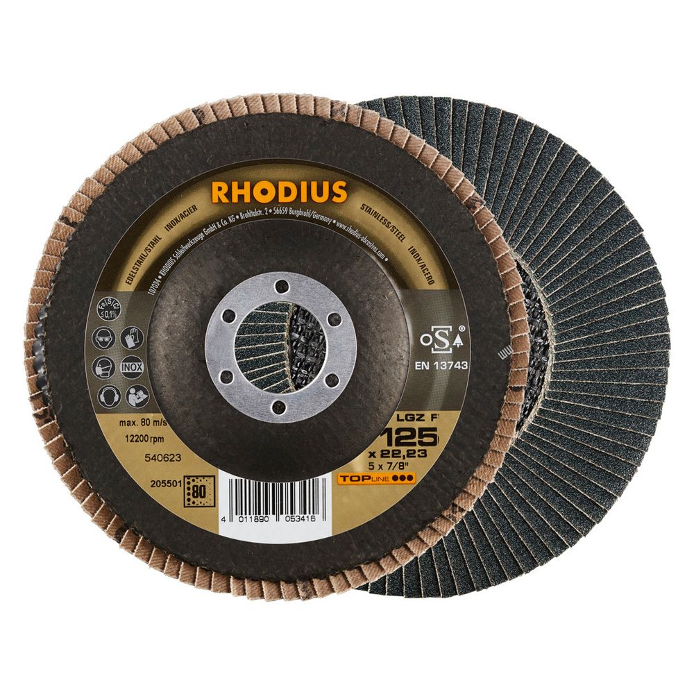 RHODIUS Fächerschleifscheibe LGZ F, Bild 6