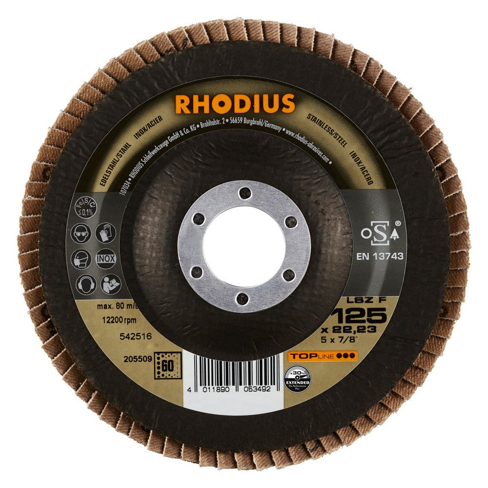 RHODIUS Fächerschleifscheibe LSZ F EXTENDED, Bild 7