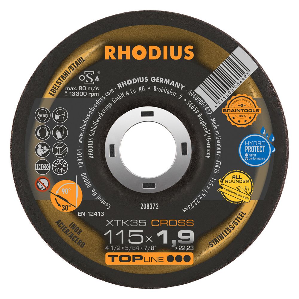 RHODIUS Extradünne Trennscheibe XTK35 CROSS