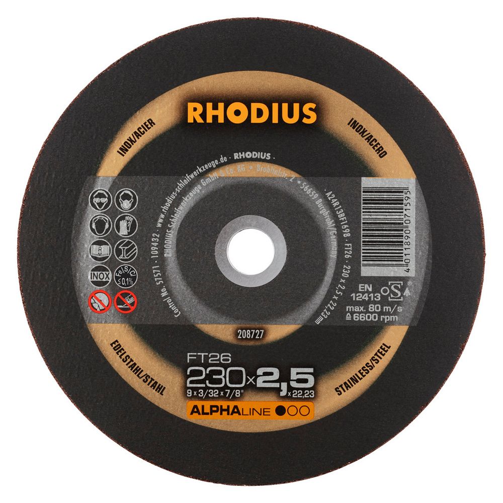 RHODIUS Freihandtrennscheibe FT26, Bild 4