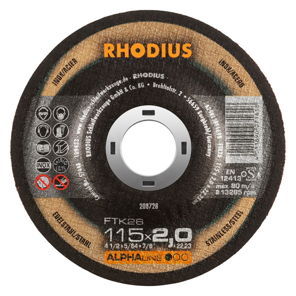 RHODIUS Freihandtrennscheibe FTK26, Bild 7