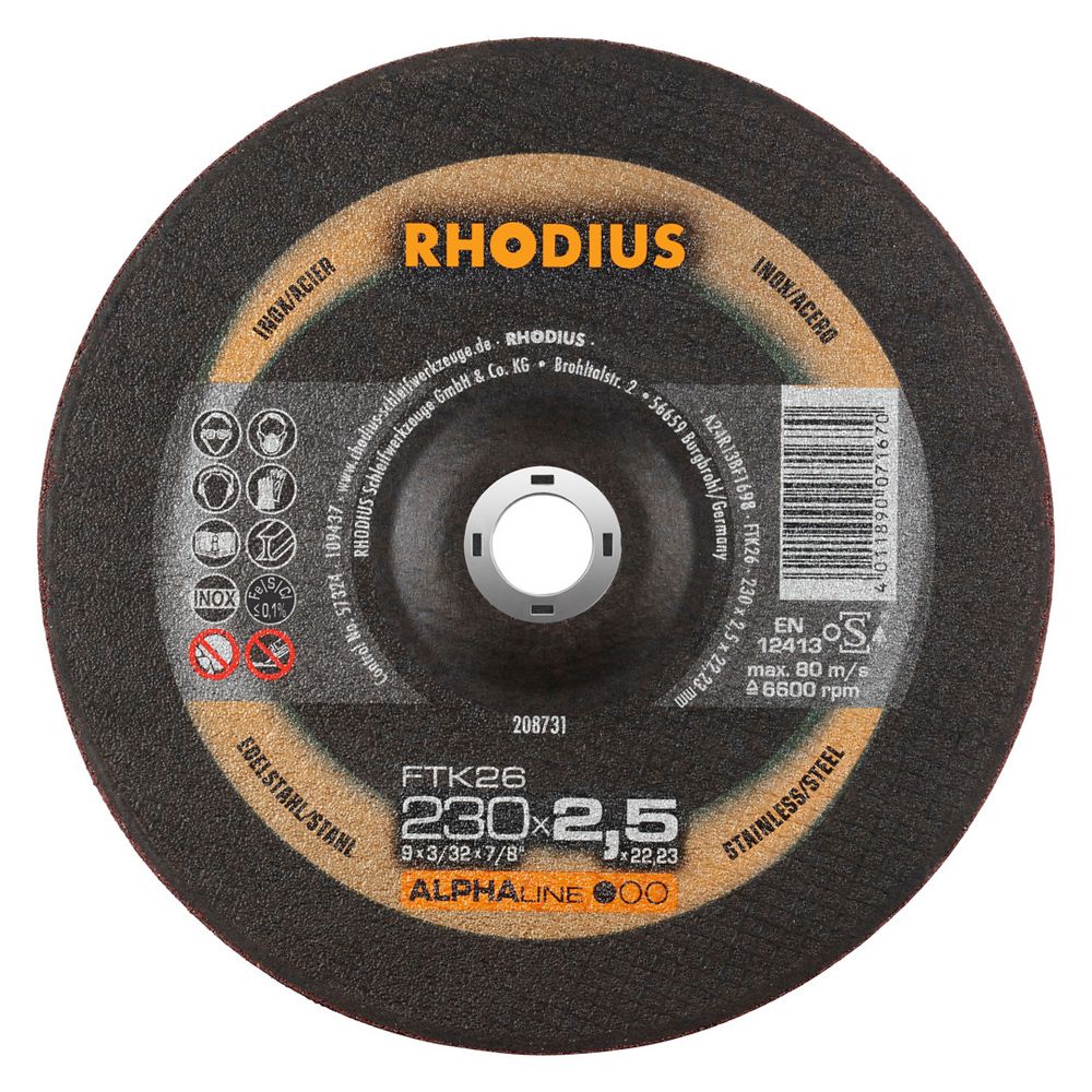 RHODIUS Freihandtrennscheibe FTK26, Bild 10