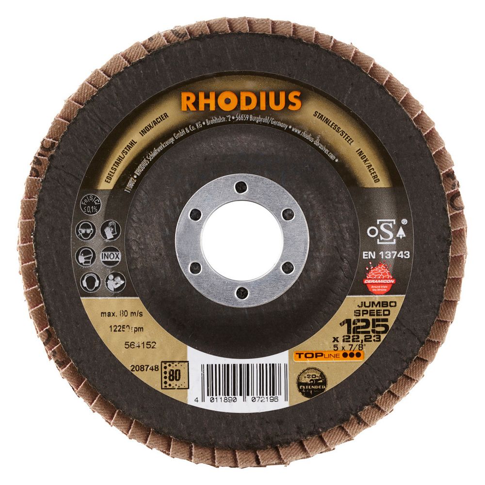 RHODIUS Fächerschleifscheibe JUMBO SPEED, Bild 7