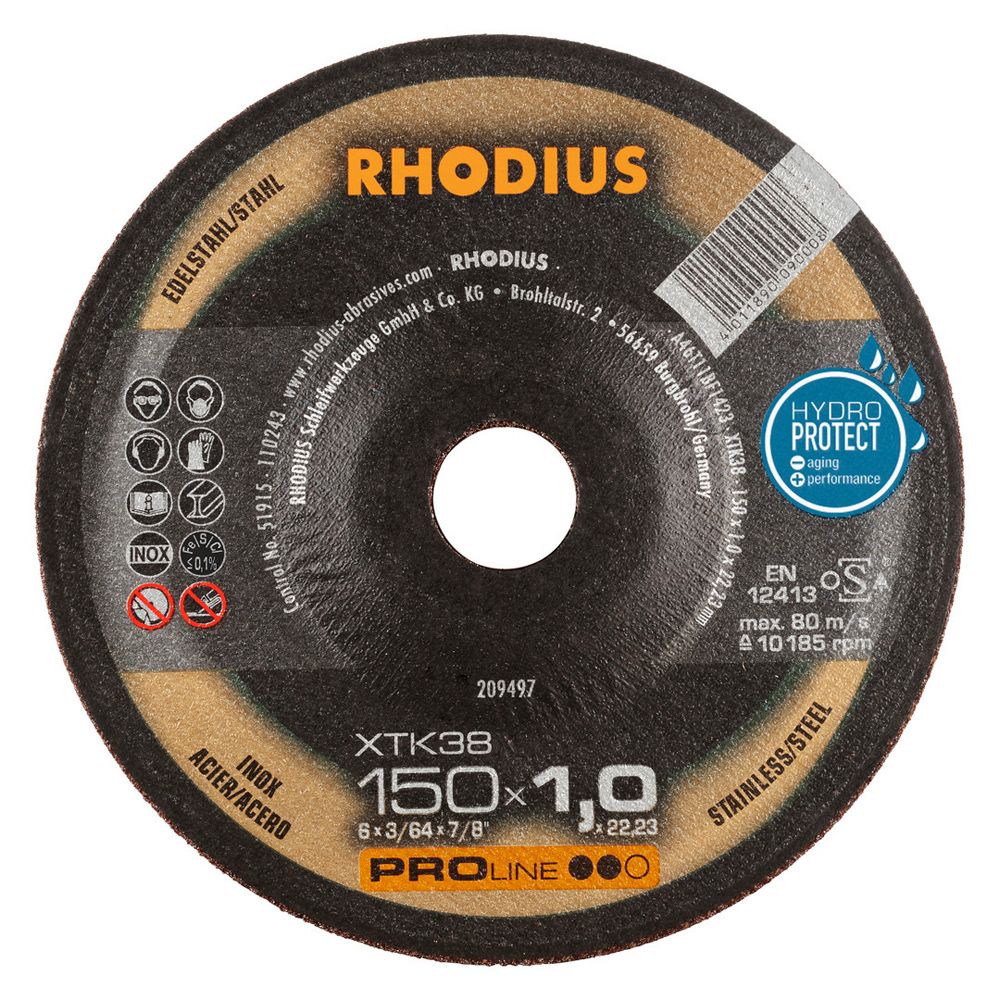 RHODIUS Extradünne Trennscheibe XTK38