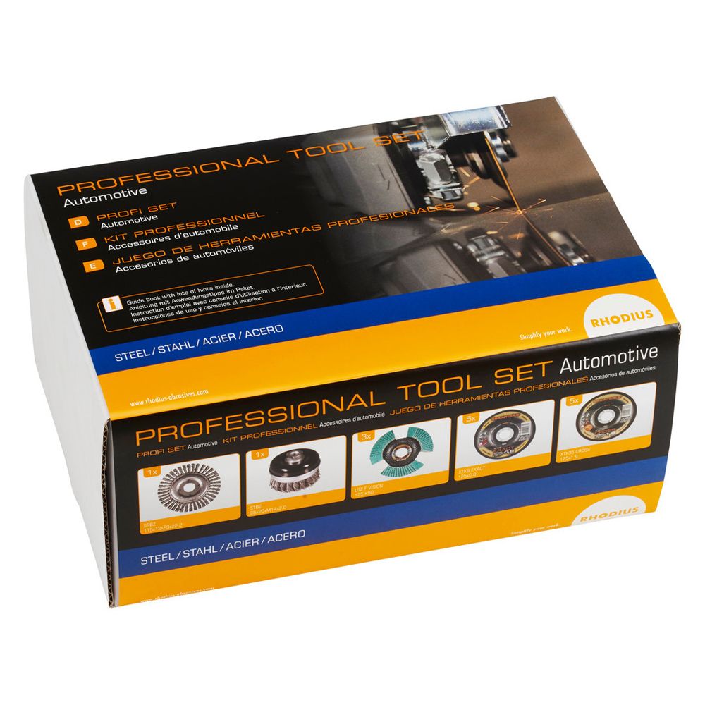 RHODIUS PROFESSIONAL TOOL SET AUTOMOTIVE Ø125