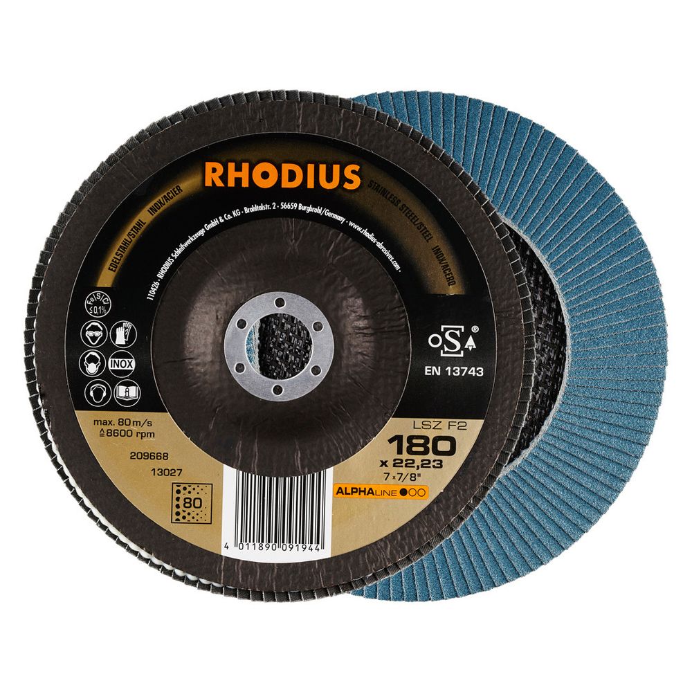 RHODIUS Fächerschleifscheibe LSZ F2, Bild 5