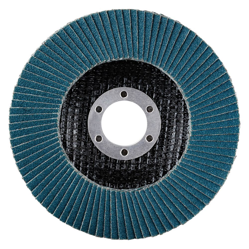 RHODIUS Fächerschleifscheibe LGZ F3 ALPHAline für Stahl und Edelstahl Ø 115 und 125 mm, Bild 3