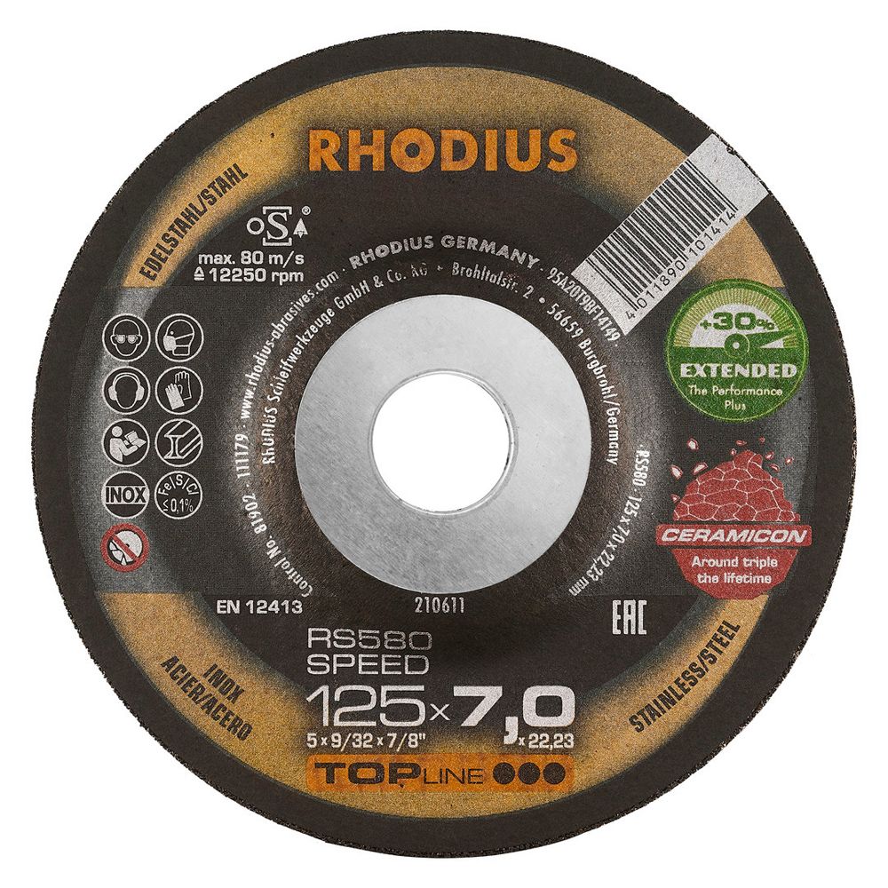 RHODIUS Schruppscheibe RS580 EXTENDED, Bild 5