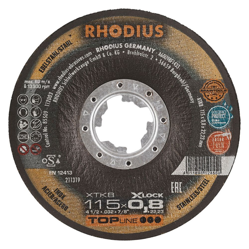 RHODIUS Extradünne Trennscheibe XTK8 EXACT X-LOCK, Bild 3