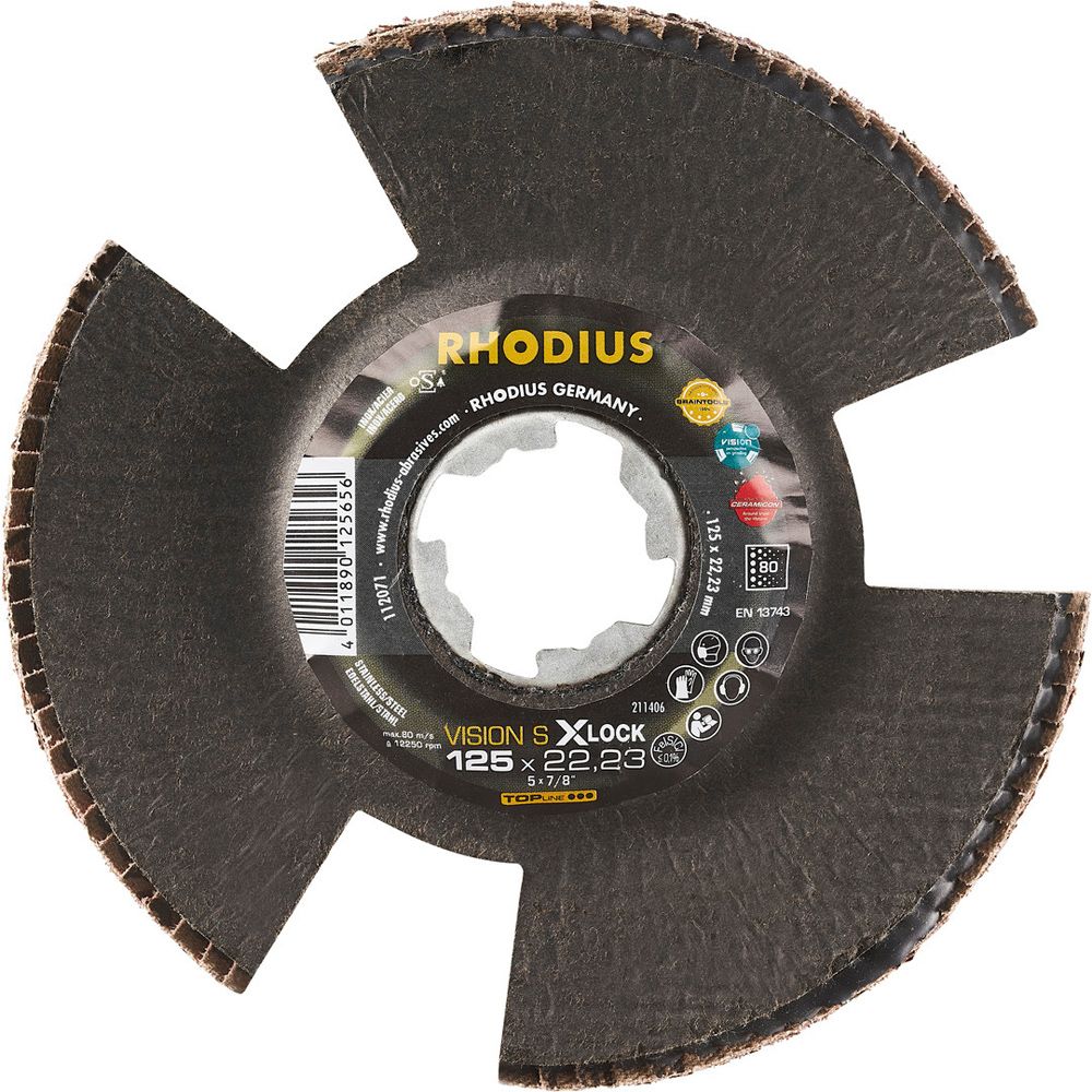 RHODIUS Fächerschleifscheibe VISION SPEED X-LOCK, Bild 8