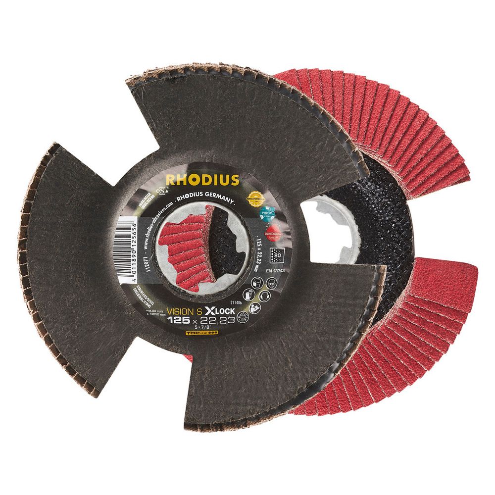RHODIUS Fächerschleifscheibe VISION SPEED X-LOCK, Bild 7