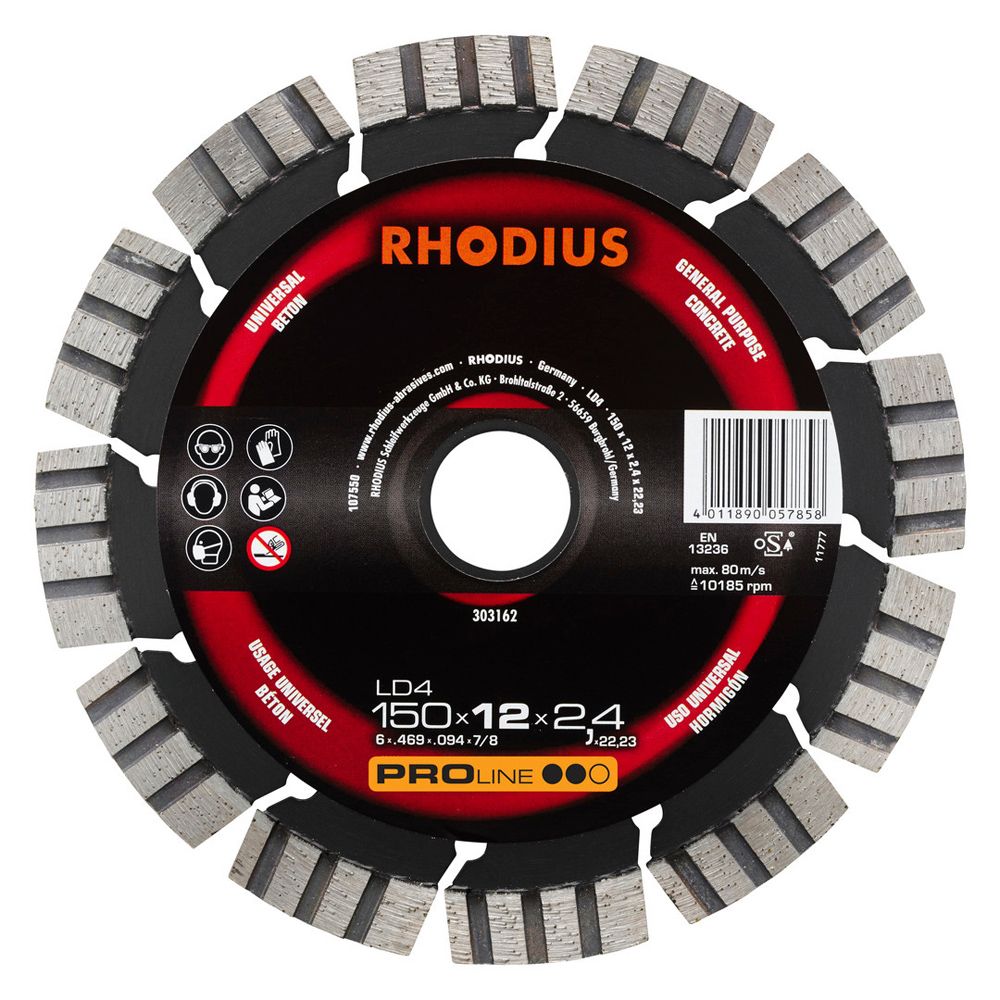 RHODIUS Diamanttrennscheibe LD4, Bild 3