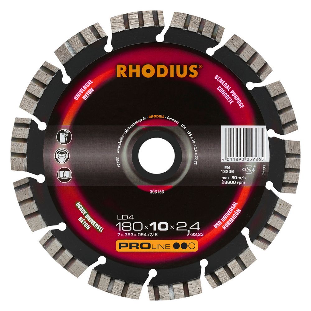 RHODIUS Diamanttrennscheibe LD4, Bild 9