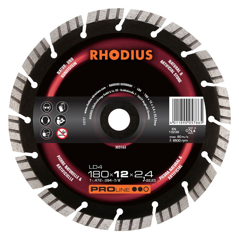 RHODIUS Diamanttrennscheibe LD4