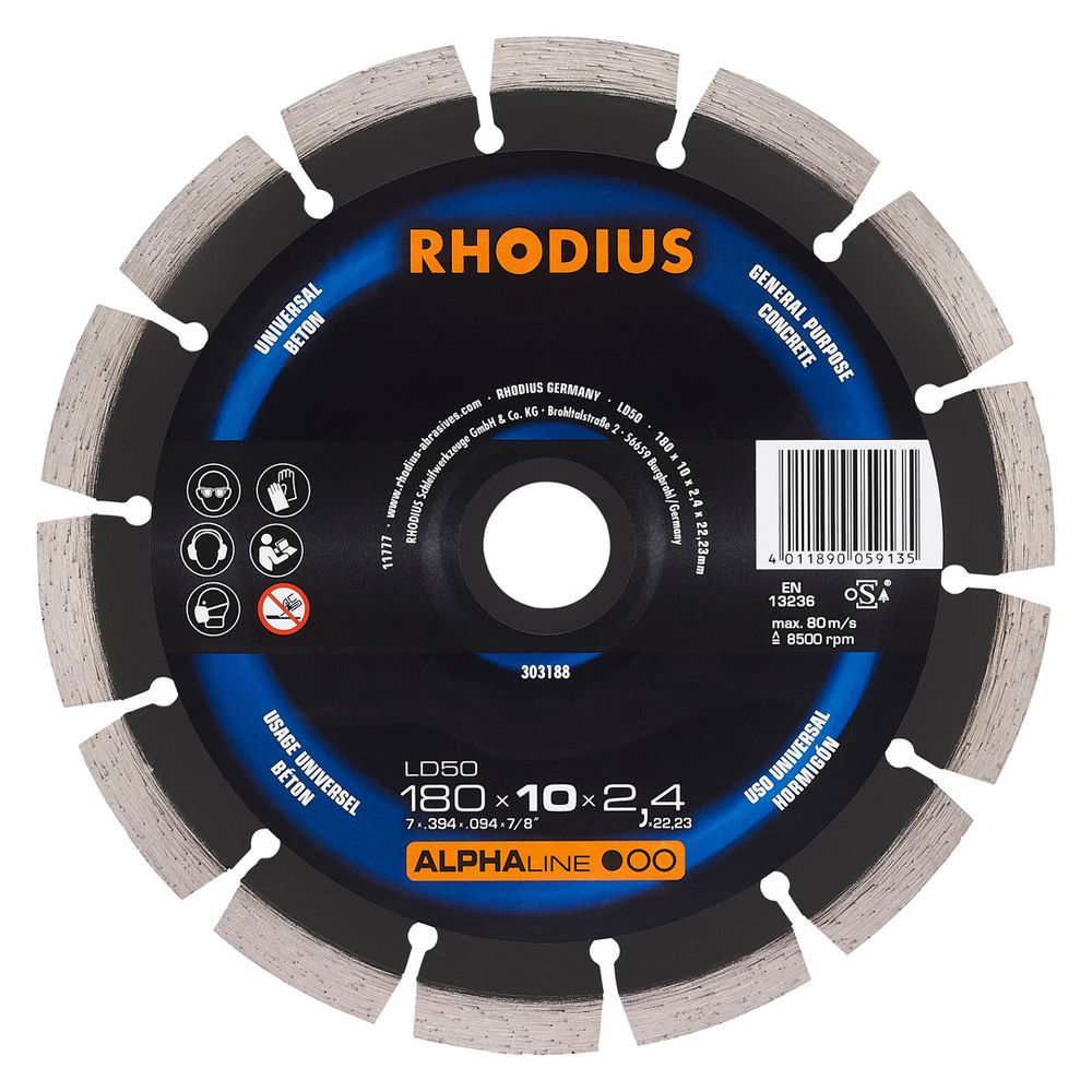 RHODIUS Diamanttrennscheibe LD50, Bild 9