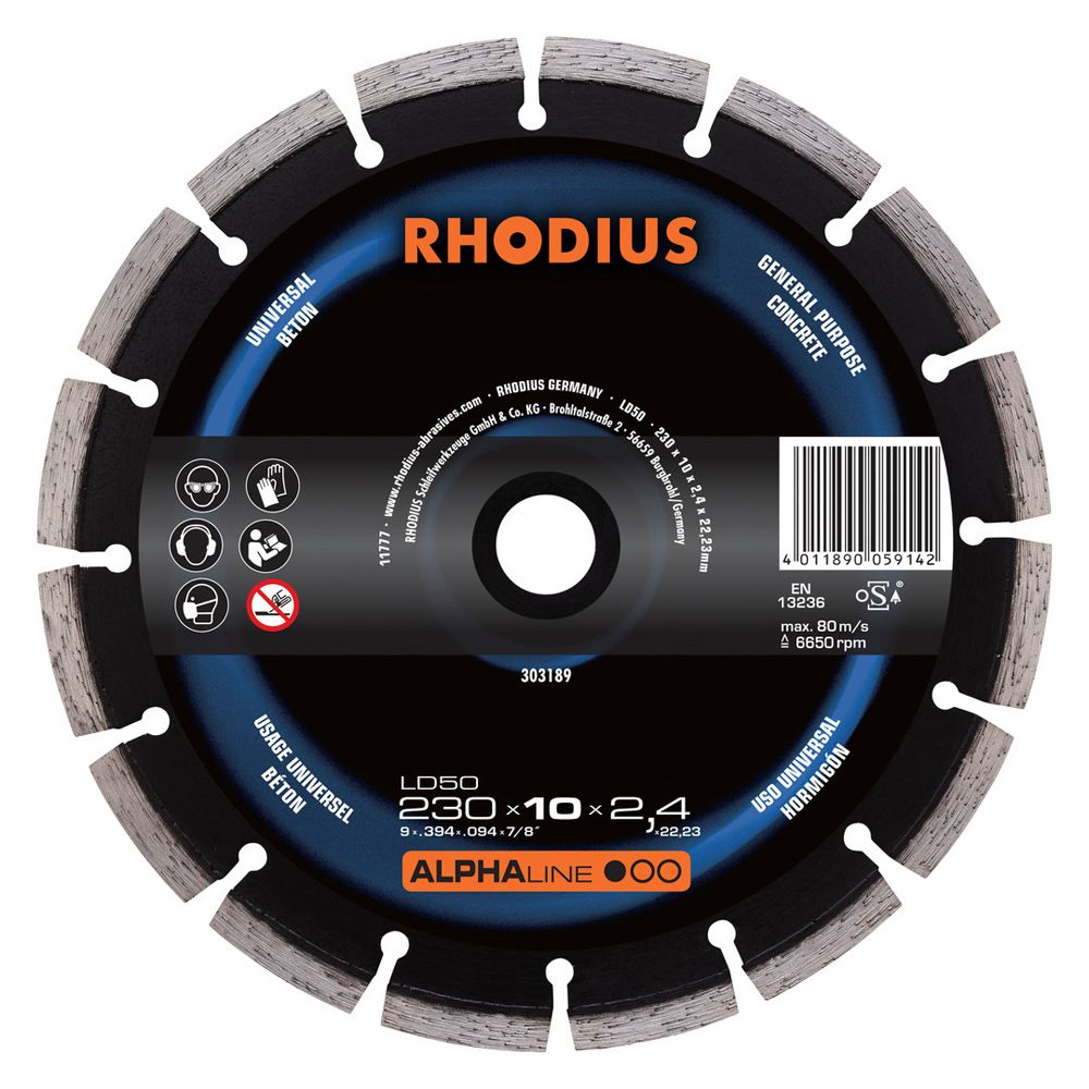 RHODIUS Diamanttrennscheibe LD50, Bild 3