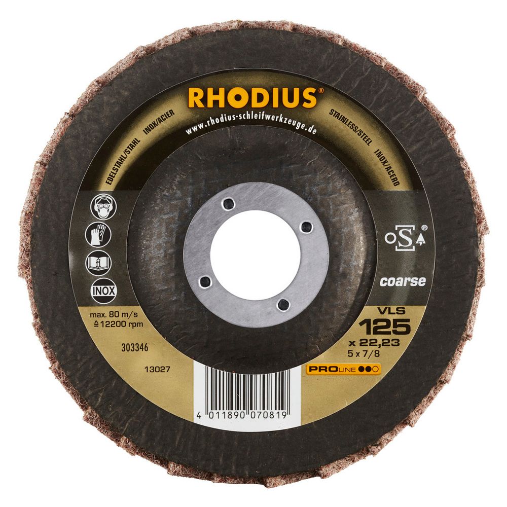 RHODIUS Fächerschleifscheibe VLS, Bild 10