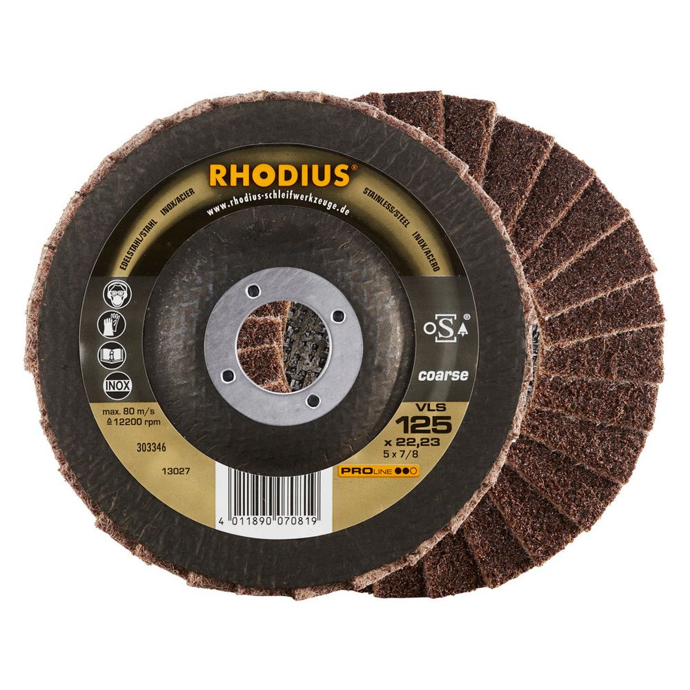 RHODIUS Fächerschleifscheibe VLS, Bild 9