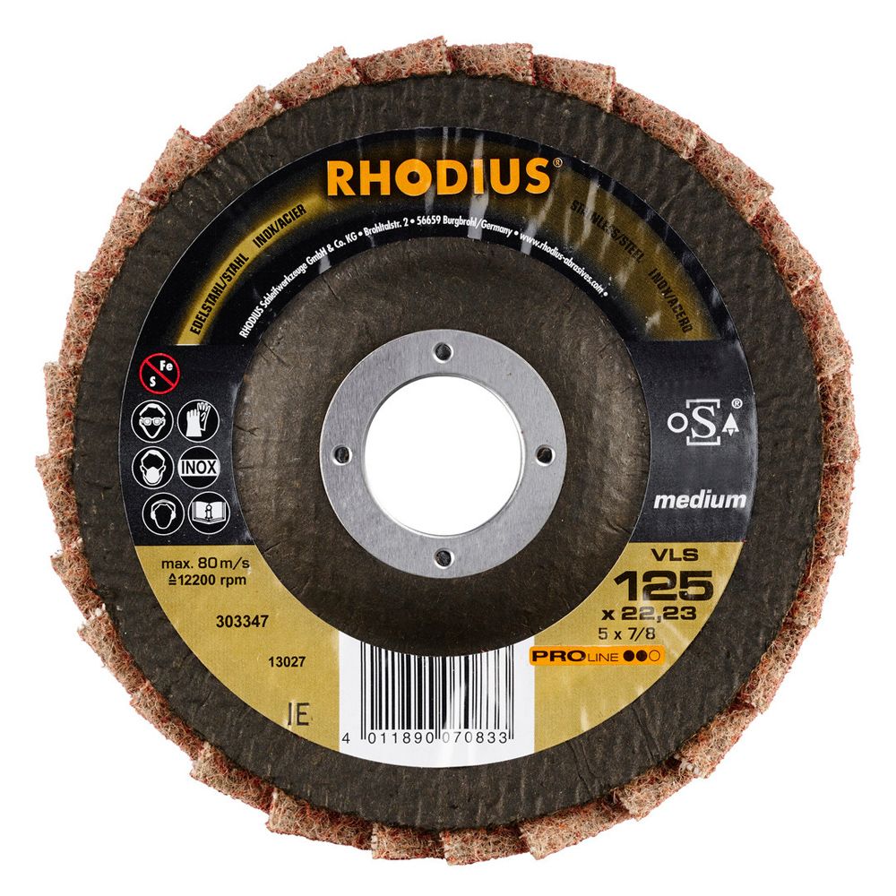 RHODIUS Fächerschleifscheibe VLS, Bild 6