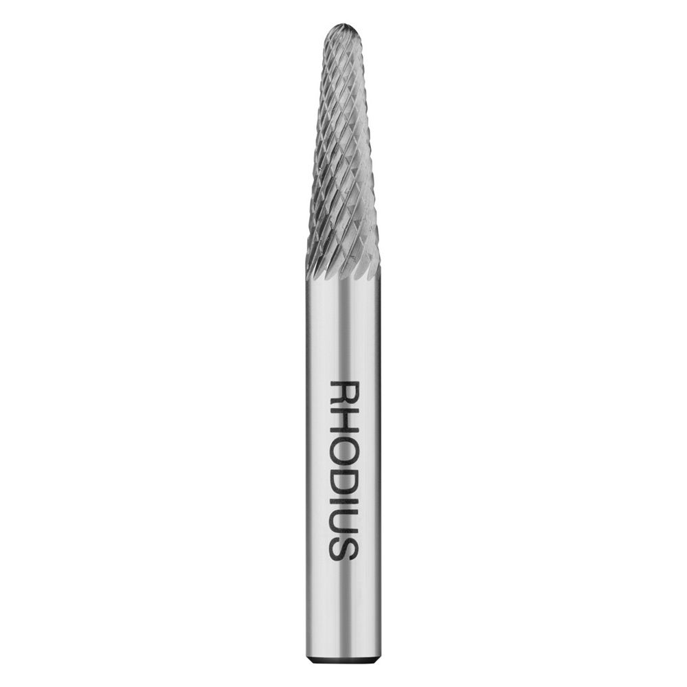 RHODIUS Hartmetall-Frässtift HF L TOP Rundkegel Form L Ø 3 bis 16 mm, Bild 5