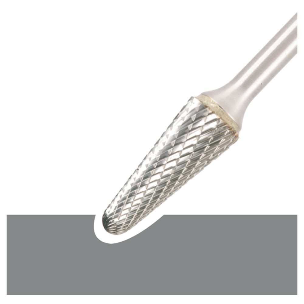 RHODIUS Hartmetall-Frässtift HF L TOP Rundkegel Form L Ø 3 bis 16 mm, Bild 3