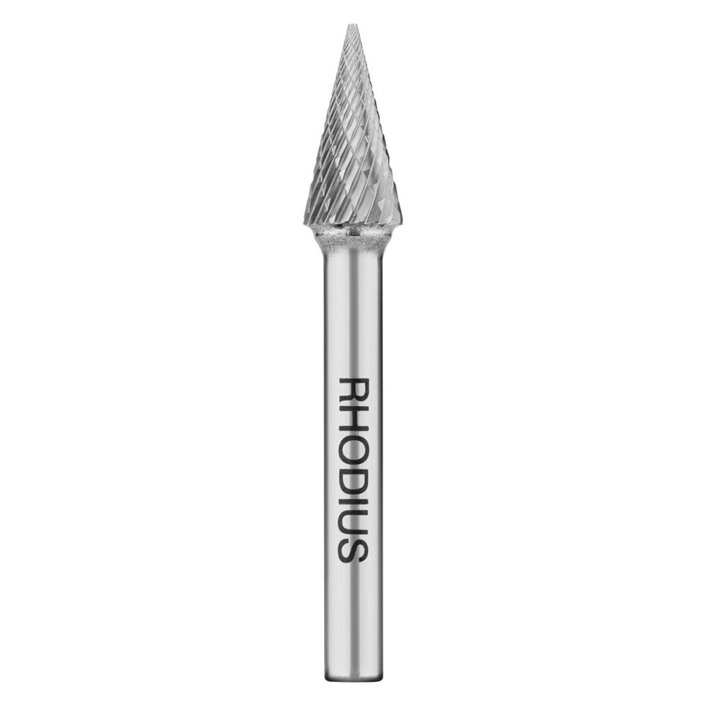 RHODIUS Hartmetall-Frässtift HF M TOP Spitzkegel Form M Ø 3 bis 16 mm, Bild 8
