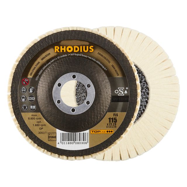 RHODIUS Filzlamellenpolierer FLS 115x22.23