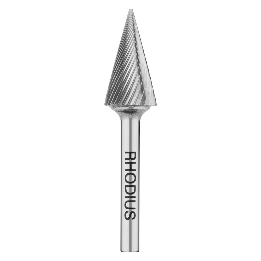 RHODIUS Hartmetall-Frässtift HF M TOP Spitzkegel Form M Ø 3 bis 16 mm