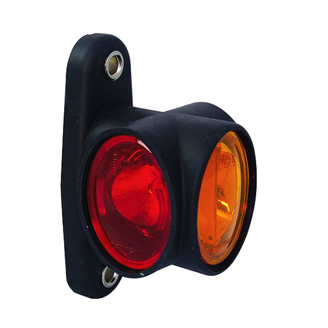 VIGNAL Positionsleuchte DX LED rot/weiss/orange 12/24 V oder 24 V Kabel 1,7 m, Bild 4