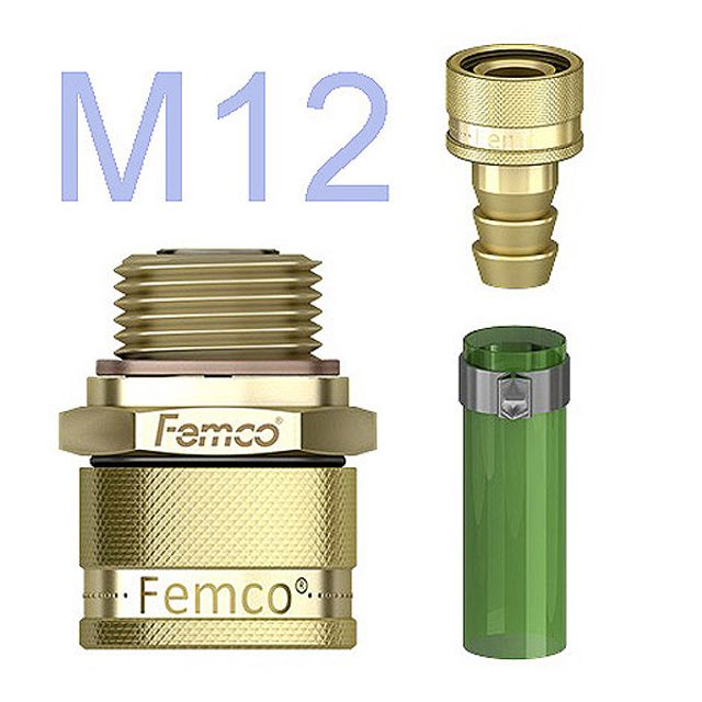 FEMCO Ölablassschraube M12 x 1,5 oder M12 x 1,25 Mutter M22 mit Kette, Bild 4