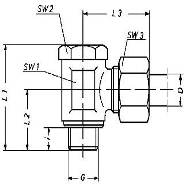 W-Schwenkverschraubung D=10mm =Blago WSVL 10 M (M 14x1.5) =EO SWVE 10 LMCF, Bild 2