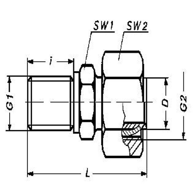GE-Verschr.m/Rohranschl.D=10mm =Blago RAL 10 M (M 14x1.5) =EO+ EGE10LMEDCF, Bild 2