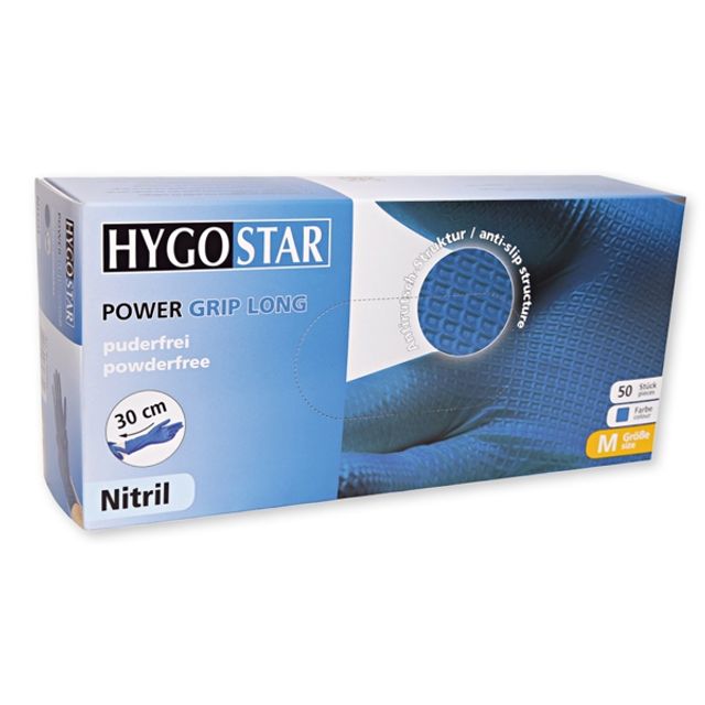 HYGOSTAR POWER GRIP Einweghandschuhe LONG 30, Bild 3